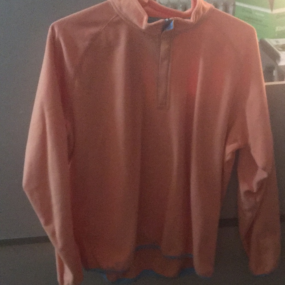Peter Millar men’s large quarter zip orange